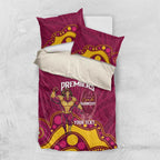 NRL Broncos Rugby Custom Bedding Set Premiers Trophy Carn The Bronx - Aussie Hoodie