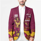 NRL Broncos Rugby Custom Blazer Premiers Trophy Carn The Bronx - Aussie Hoodie