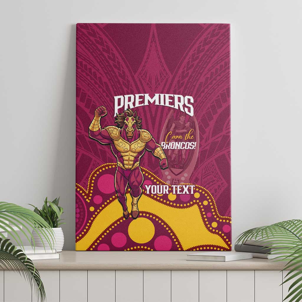 NRL Broncos Rugby Custom Canvas Wall Art Premiers Trophy Carn The Bronx - Aussie Hoodie