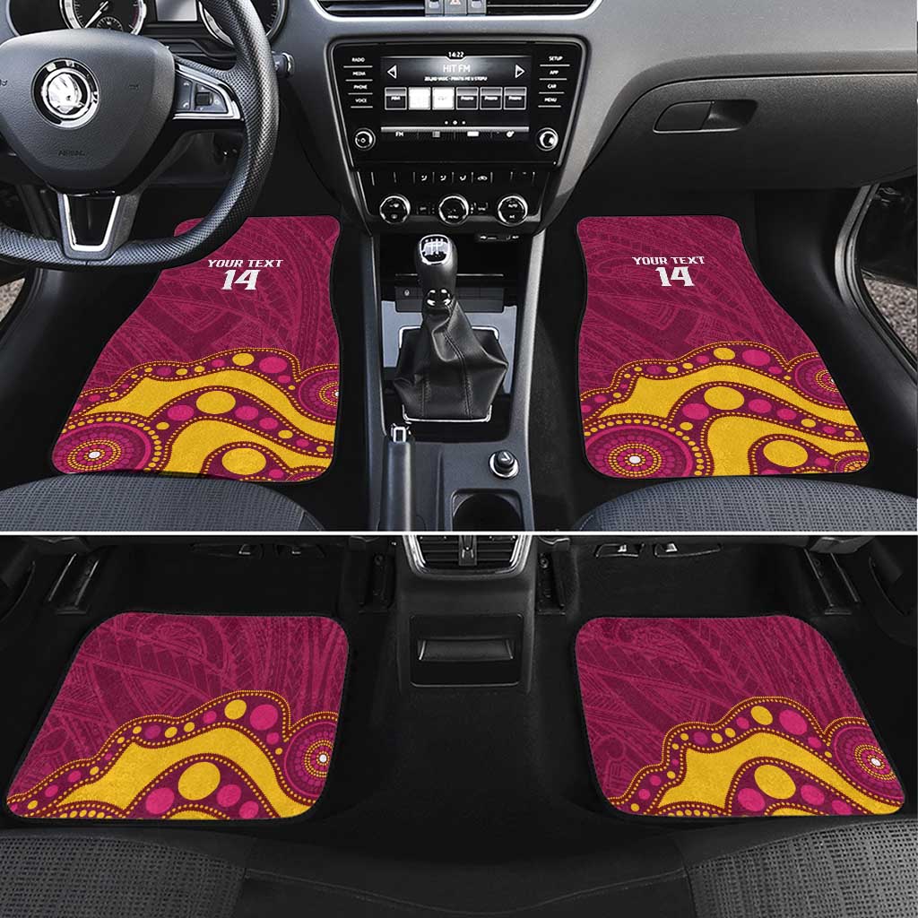 NRL Broncos Rugby Custom Car Mats Premiers Trophy Carn The Bronx - Aussie Hoodie