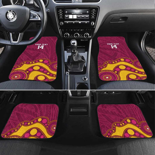 NRL Broncos Rugby Custom Car Mats Premiers Trophy Carn The Bronx - Aussie Hoodie