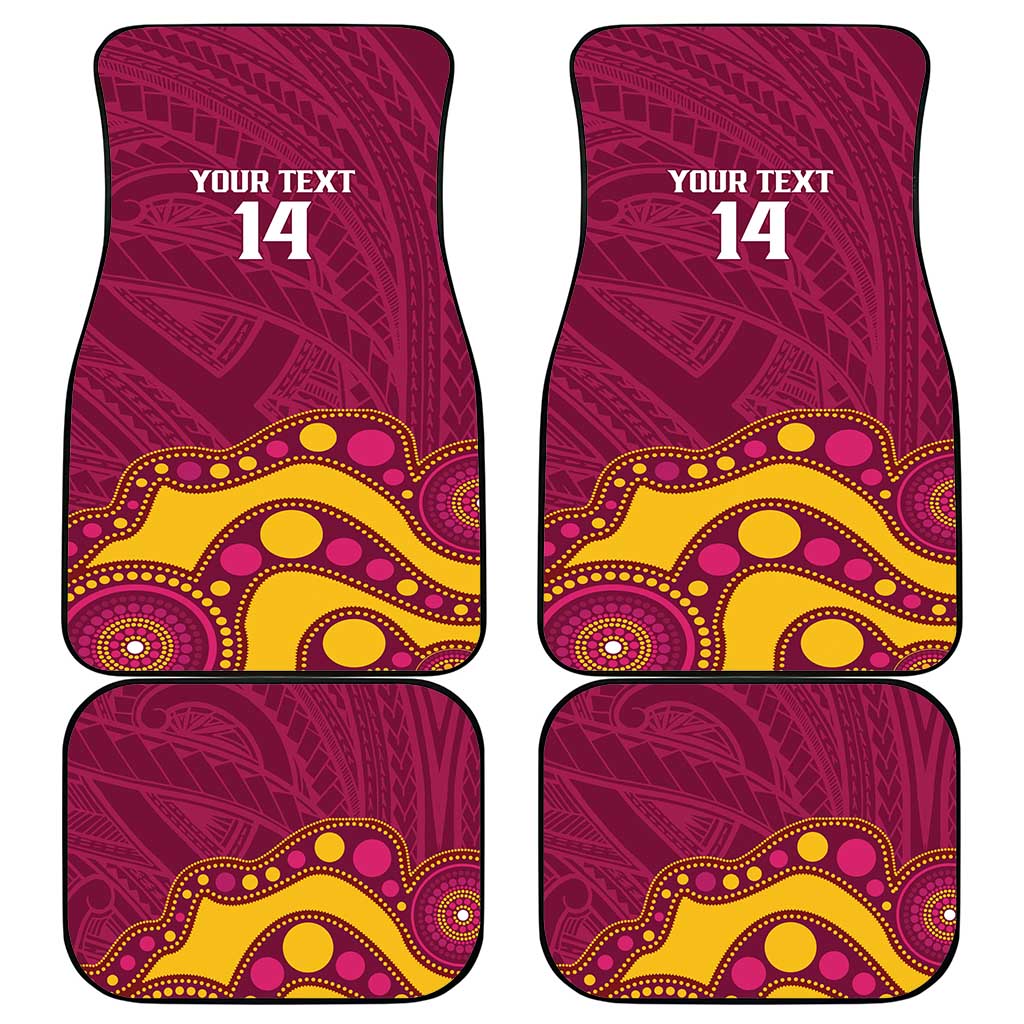 NRL Broncos Rugby Custom Car Mats Premiers Trophy Carn The Bronx - Aussie Hoodie