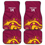 NRL Broncos Rugby Custom Car Mats Premiers Trophy Carn The Bronx - Aussie Hoodie