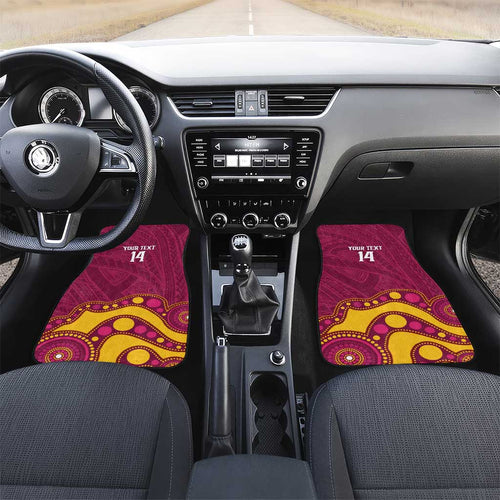NRL Broncos Rugby Custom Car Mats Premiers Trophy Carn The Bronx - Aussie Hoodie