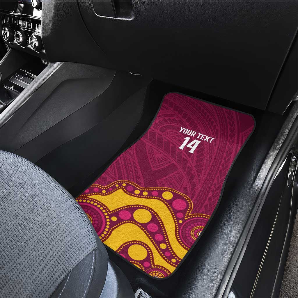NRL Broncos Rugby Custom Car Mats Premiers Trophy Carn The Bronx - Aussie Hoodie