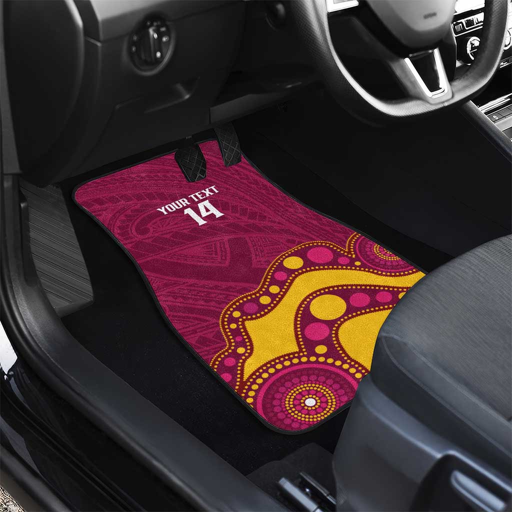 NRL Broncos Rugby Custom Car Mats Premiers Trophy Carn The Bronx - Aussie Hoodie