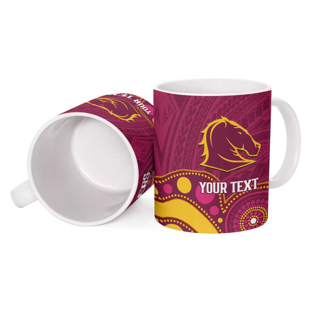 NRL Broncos Rugby Custom Ceramic Mug Premiers Trophy Carn The Bronx - Aussie Hoodie