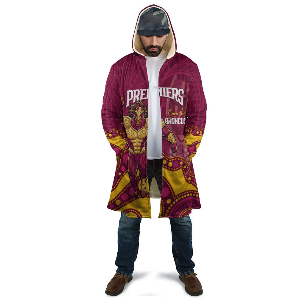 NRL Broncos Rugby Custom Cloak Premiers Trophy Carn The Bronx - Aussie Hoodie