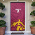 NRL Broncos Rugby Custom Door Cover Premiers Trophy Carn The Bronx - Aussie Hoodie