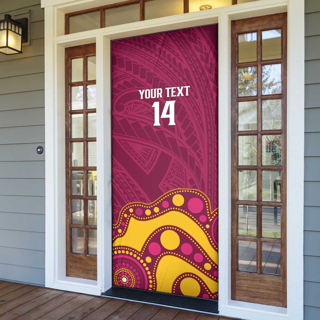 NRL Broncos Rugby Custom Door Cover Premiers Trophy Carn The Bronx - Aussie Hoodie