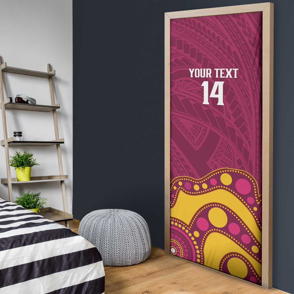 NRL Broncos Rugby Custom Door Cover Premiers Trophy Carn The Bronx - Aussie Hoodie