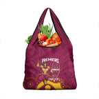 NRL Broncos Rugby Custom Grocery Bag Premiers Trophy Carn The Bronx - Aussie Hoodie
