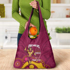 NRL Broncos Rugby Custom Grocery Bag Premiers Trophy Carn The Bronx - Aussie Hoodie