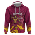 NRL Broncos Rugby Custom Hoodie Premiers Trophy Carn The Bronx - Aussie Hoodie
