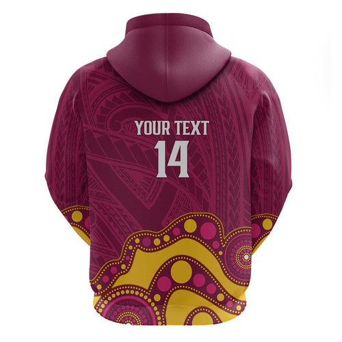 NRL Broncos Rugby Custom Hoodie Premiers Trophy Carn The Bronx - Aussie Hoodie