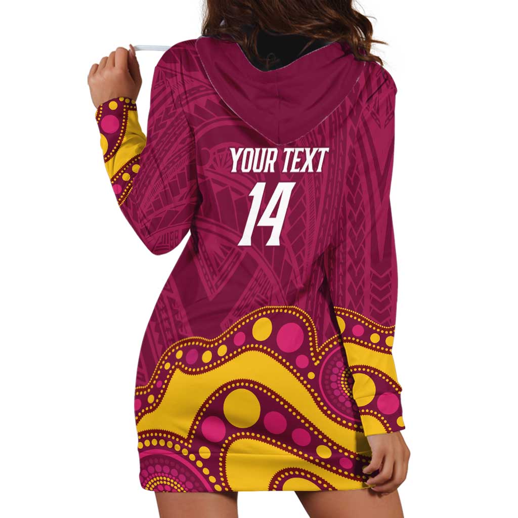 NRL Broncos Rugby Custom Hoodie Dress Premiers Trophy Carn The Bronx - Aussie Hoodie