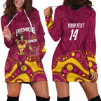 NRL Broncos Rugby Custom Hoodie Dress Premiers Trophy Carn The Bronx - Aussie Hoodie