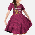 NRL Broncos Rugby Custom Kid Short Sleeve Dress Premiers Trophy Carn The Bronx - Aussie Hoodie