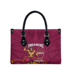 NRL Broncos Rugby Custom Leather Bag Premiers Trophy Carn The Bronx - Aussie Hoodie