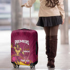 NRL Broncos Rugby Custom Luggage Cover Premiers Trophy Carn The Bronx - Aussie Hoodie