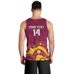 NRL Broncos Rugby Custom Men Tank Top Premiers Trophy Carn The Bronx - Aussie Hoodie