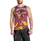 NRL Broncos Rugby Custom Men Tank Top Premiers Trophy Carn The Bronx - Aussie Hoodie