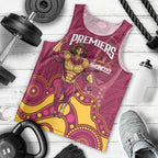 NRL Broncos Rugby Custom Men Tank Top Premiers Trophy Carn The Bronx - Aussie Hoodie