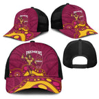 NRL Broncos Rugby Mesh Trucker Cap Premiers Trophy Carn The Bronx - Aussie Hoodie