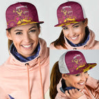 NRL Broncos Rugby Mesh Trucker Cap Premiers Trophy Carn The Bronx - Aussie Hoodie