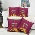 NRL Broncos Rugby Custom Pillow Cover Premiers Trophy Carn The Bronx - Aussie Hoodie