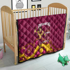 NRL Broncos Rugby Custom Quilt Premiers Trophy Carn The Bronx - Aussie Hoodie