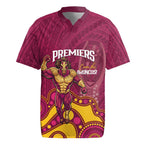 NRL Broncos Rugby Custom Rugby Jersey Premiers Trophy Carn The Bronx - Aussie Hoodie