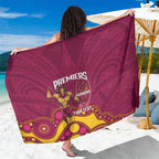 NRL Broncos Rugby Custom Sarong Premiers Trophy Carn The Bronx - Aussie Hoodie