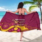 NRL Broncos Rugby Custom Sarong Premiers Trophy Carn The Bronx - Aussie Hoodie