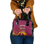 NRL Broncos Rugby Custom Shoulder Handbag Premiers Trophy Carn The Bronx - Aussie Hoodie