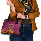 NRL Broncos Rugby Custom Shoulder Handbag Premiers Trophy Carn The Bronx - Aussie Hoodie