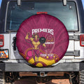 NRL Broncos Rugby Custom Spare Tire Cover Premiers Trophy Carn The Bronx - Aussie Hoodie