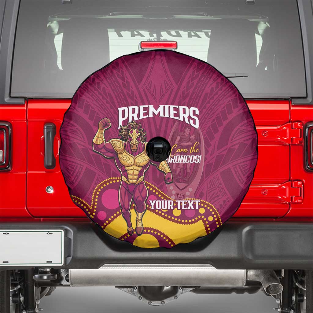 NRL Broncos Rugby Custom Spare Tire Cover Premiers Trophy Carn The Bronx - Aussie Hoodie