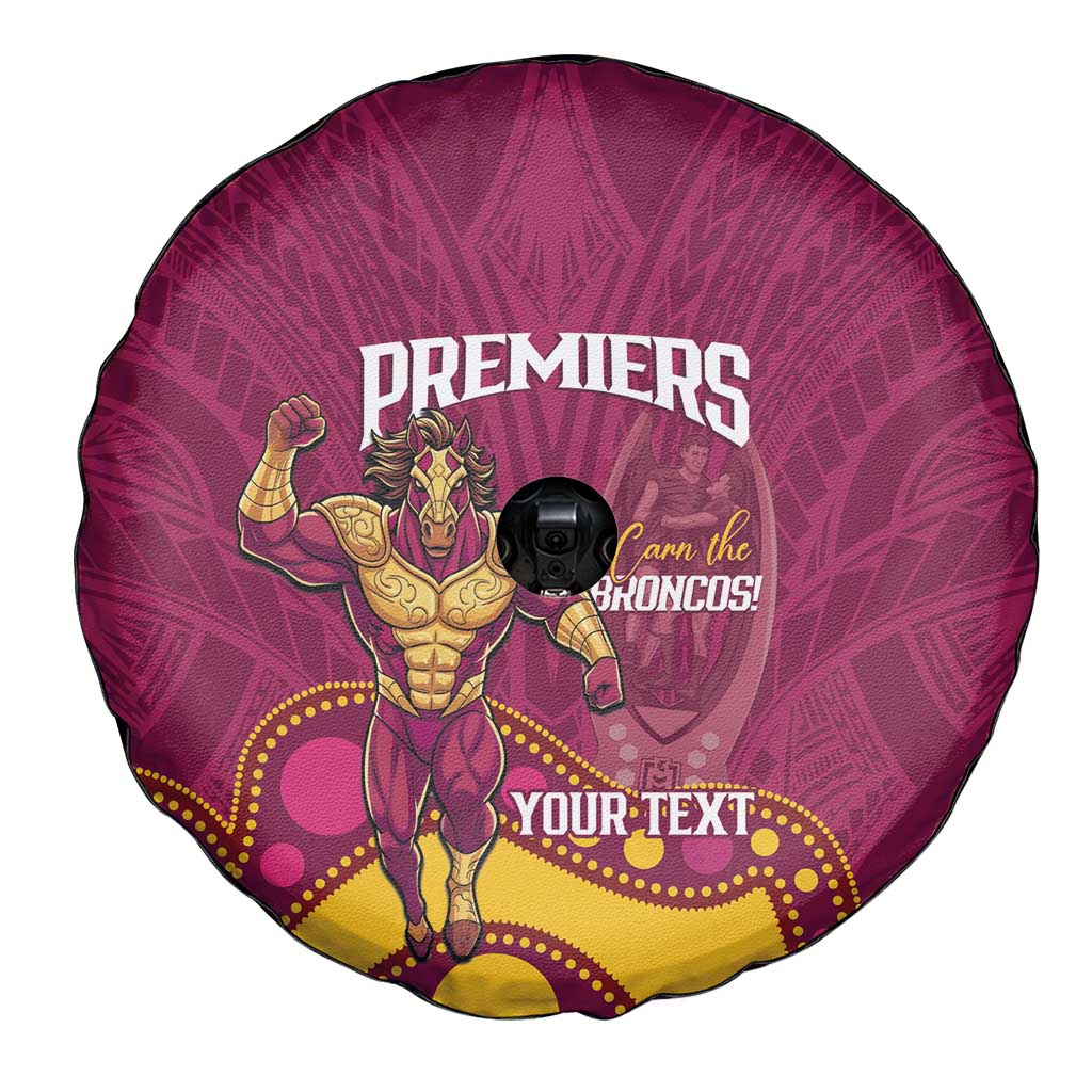 NRL Broncos Rugby Custom Spare Tire Cover Premiers Trophy Carn The Bronx - Aussie Hoodie