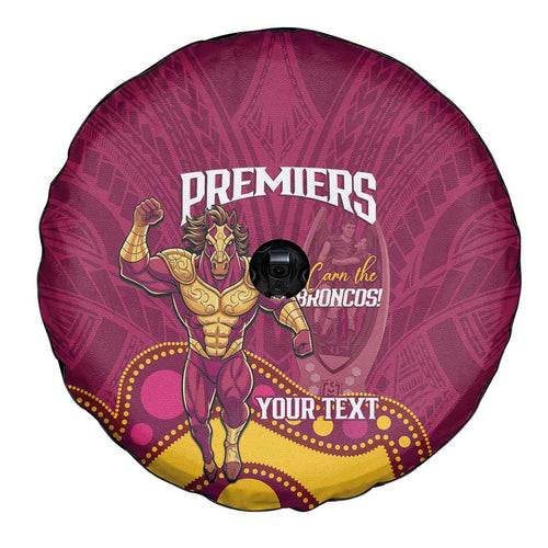 NRL Broncos Rugby Custom Spare Tire Cover Premiers Trophy Carn The Bronx - Aussie Hoodie