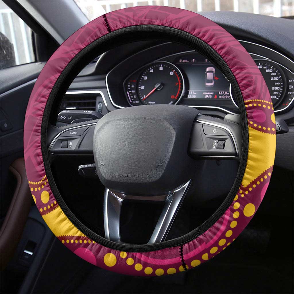 NRL Broncos Rugby Steering Wheel Cover Premiers Trophy Carn The Bronx - Aussie Hoodie