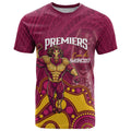 NRL Broncos Rugby Custom T Shirt Premiers Trophy Carn The Bronx - Aussie Hoodie