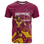 NRL Broncos Rugby Custom T Shirt Premiers Trophy Carn The Bronx - Aussie Hoodie