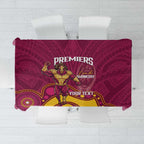 NRL Broncos Rugby Custom Tablecloth Premiers Trophy Carn The Bronx - Aussie Hoodie