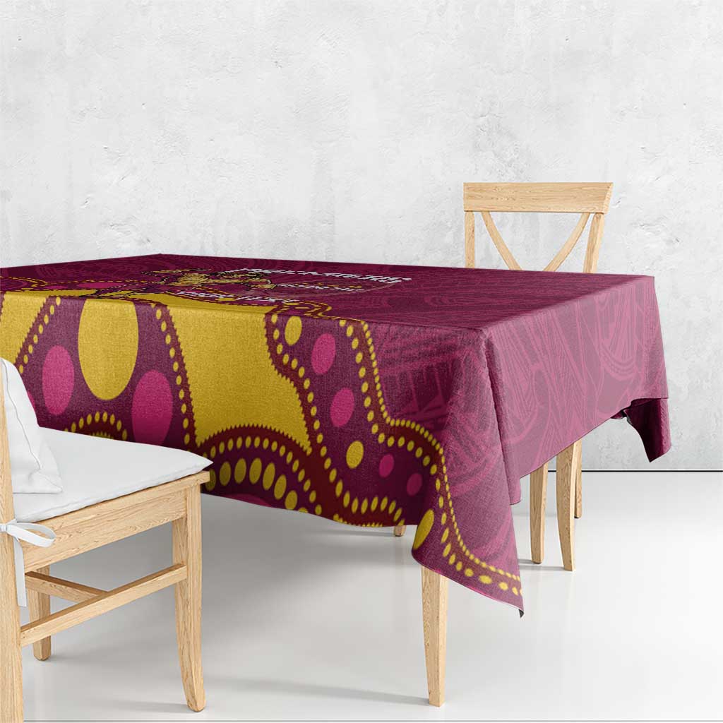 NRL Broncos Rugby Custom Tablecloth Premiers Trophy Carn The Bronx - Aussie Hoodie