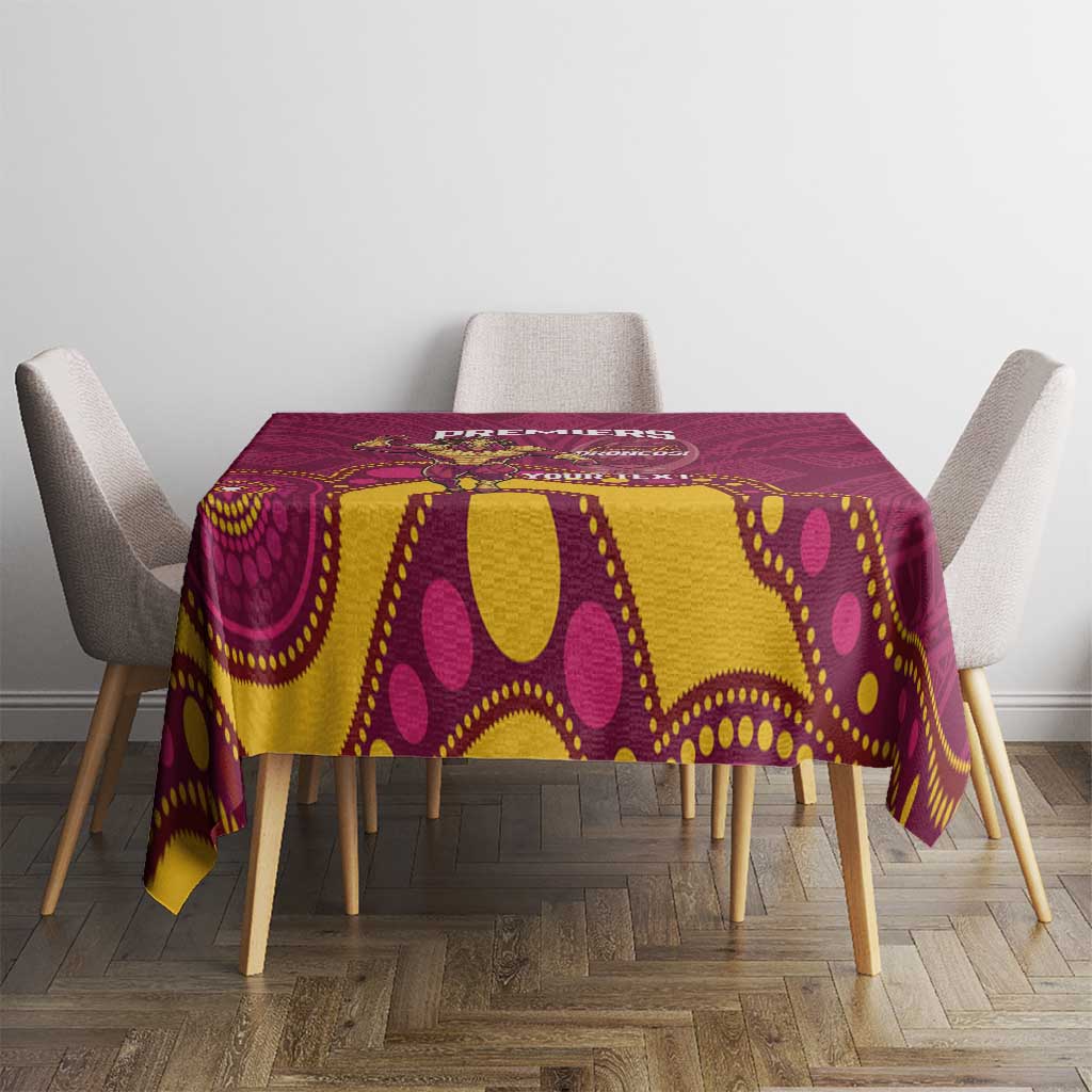 NRL Broncos Rugby Custom Tablecloth Premiers Trophy Carn The Bronx - Aussie Hoodie