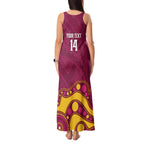 NRL Broncos Rugby Custom Tank Maxi Dress Premiers Trophy Carn The Bronx - Aussie Hoodie