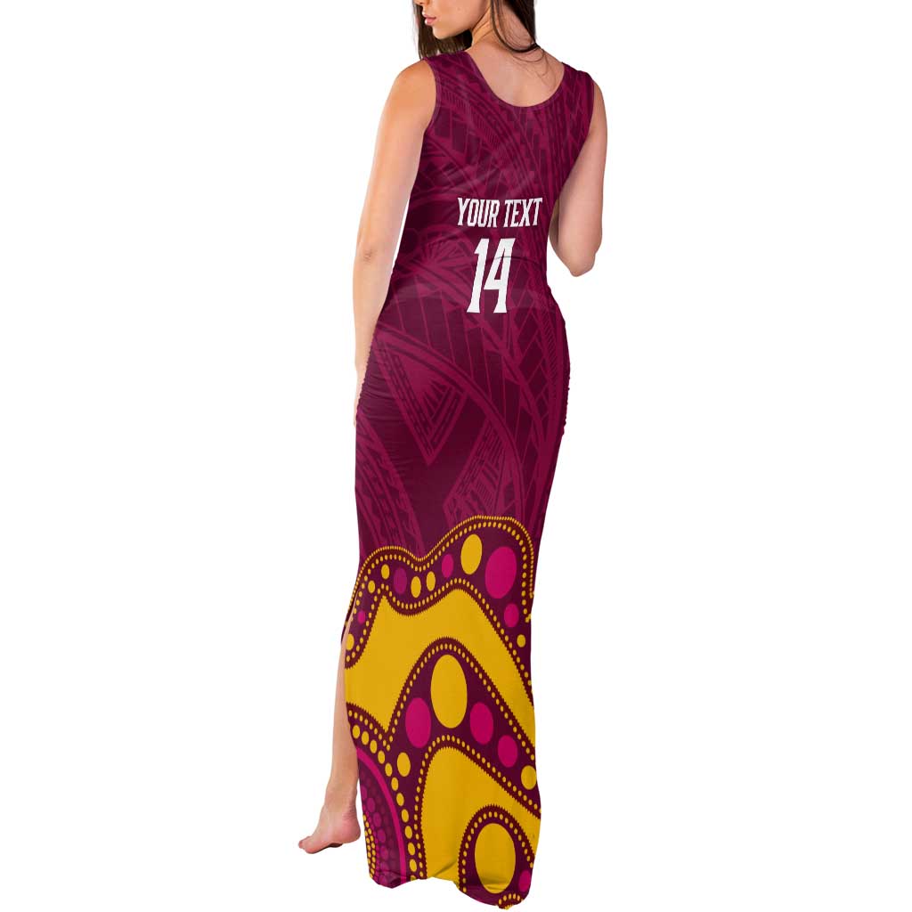 NRL Broncos Rugby Custom Tank Maxi Dress Premiers Trophy Carn The Bronx - Aussie Hoodie