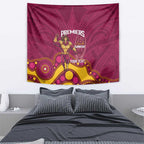 NRL Broncos Rugby Custom Tapestry Premiers Trophy Carn The Bronx - Aussie Hoodie