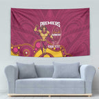 NRL Broncos Rugby Custom Tapestry Premiers Trophy Carn The Bronx - Aussie Hoodie